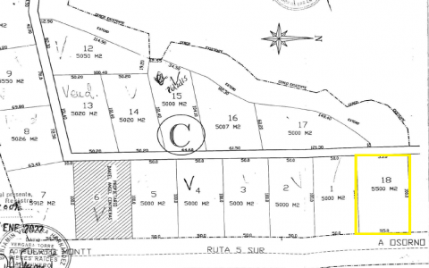 Venta en Puerto Varas | En venta parcela industrial de 5.500 m2 en línea nueva, Puerto Varas en 252 | En venta parcela industrial de 5.500 m2 en línea nueva, Puerto Varas